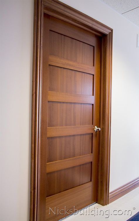 Wooden Panel Door Design, Indoor Door Design, Latest Wooden Door Designs, Solid Wood Door Design, Interior Door Styles Modern, Wooden Door Designs, Shaker Style Interior Doors, Mahogany Doors Interior, Modern Wood Doors