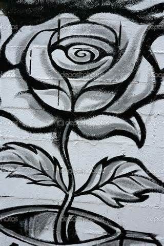 Graffiti Rose Graffiti C, Detail Wall, Celtic Fonts, Graffiti Flowers, White Pic, Black And White Graffiti, White Graffiti, Rose Street, Estilo Cholo