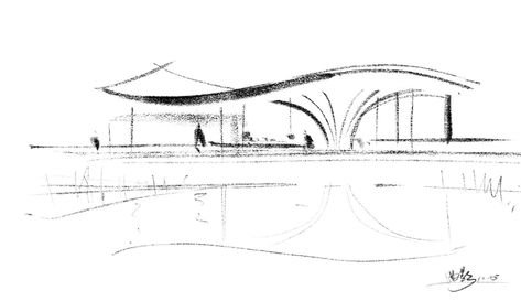 Cmu Architecture Design, Pavilion Design Architecture, Pavilions Architecture, Pavilion Design Ideas, Pavillion Concept, House Sketch Architecture, Tea Pavilion, Architecture Pavilion, Pavilion Ideas