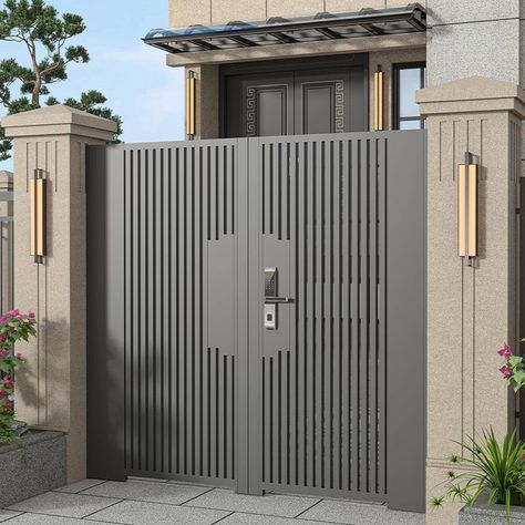 M S Gate Design Modern, Front Gate Design Modern, Iron Gate Design Modern, Modern Iron Gate Designs, Modern Front Gate Design, Iron Main Gate Design, Modern Main Gate Designs, برج العرب, Main Gates