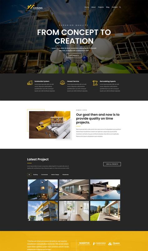 Contractor & Building Construction HTML Website Template Concrete Website Design, Page Under Construction Instagram, Website Design Construction, Contractor Website Design, Construction Website Design, Construction Company Website, Construction Website Templates, Consulting Website, Html Website