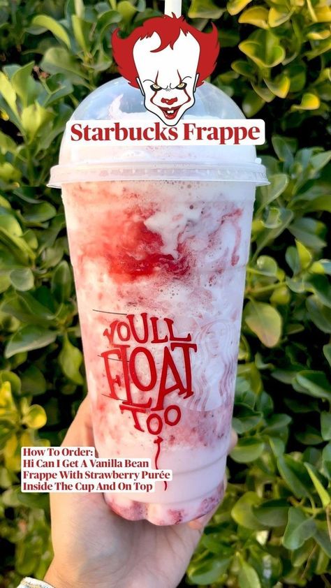 Starbucks Drinks Healthy, Frappe Starbucks, Starbucks Copycat Recipes Drinks, Starbucks Halloween Drinks, Starbucks Frappe, Starbucks Fall Drinks, Starbucks Drink Menu, Starbucks Secret Menu Recipes, Cold Starbucks Drinks