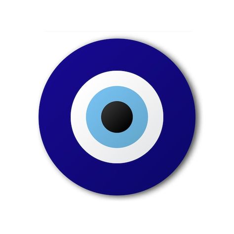 Vector evil eye icon greek or turkish am... | Premium Vector #Freepik #vector #eye-logo #nazar #graphics #logo-illustration Evil Eye Vector, Eye Icon Logo, Evil Eye Images, Evil Eye Icon, Evil Eye Logo, Evil Eye Illustration, Evil Eye Drawing, Evil Eye Quotes, Mandala Compass Tattoo