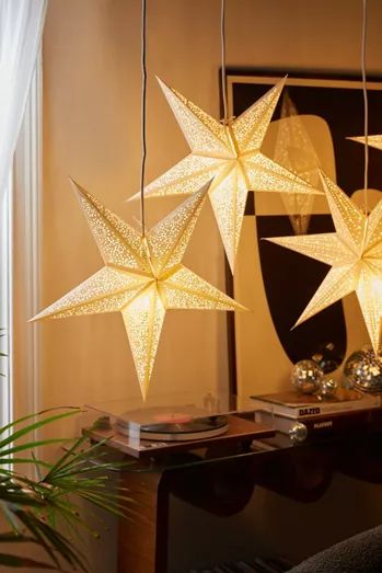 Wish On A Star, Paper Star Lanterns, Star Lanterns, Star Paper, Star Lamp, Paper Light, Paper Lantern, Paper Stars, Dream Spaces