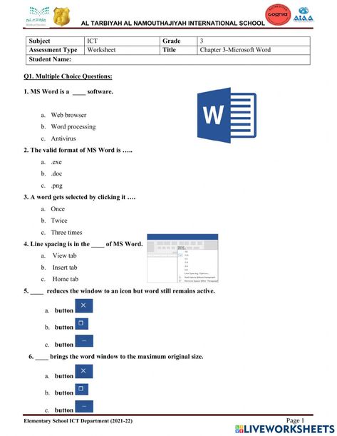 Microsoft Word free online activity Computer Ideas, Microsoft Word Free, Microsoft Office Word, Computer Basic, Office Word, 2nd Grade Worksheets, Computer Paper, Word Free, Short Vowels