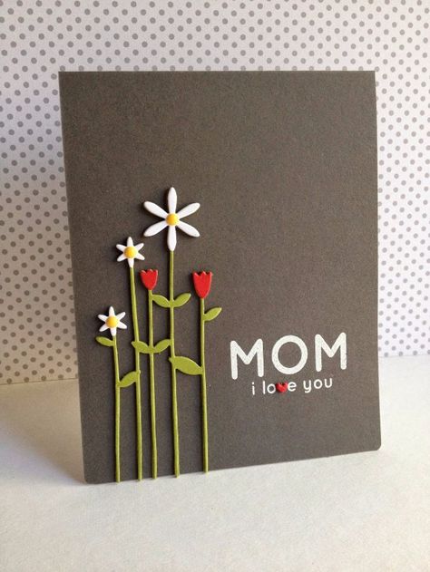 DIY Mothers Day Cards - Tall Flowers for Mom - Creative and Thoughtful Homemade Card Ideas for Mom - Step by Step Tutorials, Best Quotes, Handmade Projects http://diyjoy.com/diy-mothers-day-cards Flowers For Mom, Folding Origami, Birthday Cards For Mom, 카드 디자인, Mom Cards, Mother's Day Diy, Mors Dag, Birthday Cards Diy, Mother's Day Card