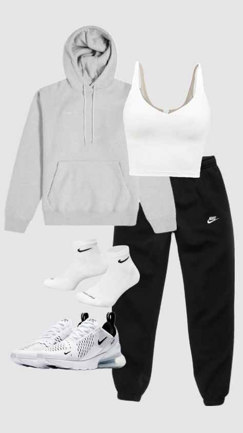 Nike Outfit, Sport Nike, Cute Nike Outfits, Shoes Outfit Fashion, Casual Preppy Outfits, Trendy Outfits For Teens, Cute Lazy Day Outfits, Lazy Day Outfits, Cute Preppy Outfits