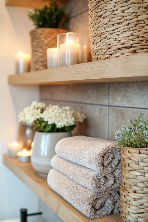 Get a Spa-Like Organic Modern Bathroom – Elegant Inspo Zen Spa Bathroom Ideas, Modern Spa Bathroom, Nature Inspired Bathroom, Organic Bathroom, Organic Modern Bathroom, Neutral Bathroom Decor, Bathroom Elegant, Neutral Bathroom, Natural Bathroom