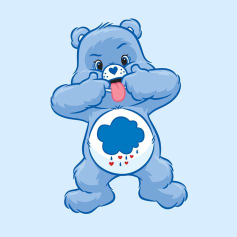 Care Bear icons requested by anon 💕 Bear Wallpaper, Care Bear, Bears, Funny, Blue