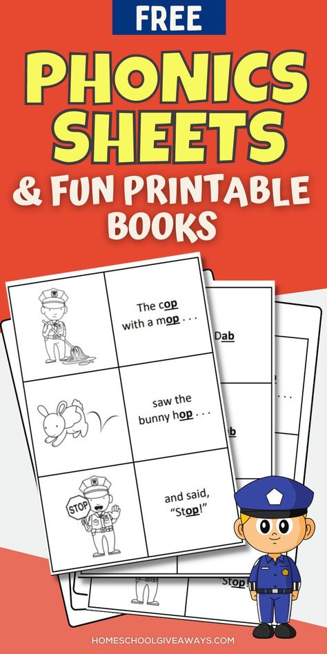 Phonic Readers Free Printable, Read Write Inc Phonics Free Printable, Phonics Words Free Printable, Reading Phonics Worksheet, Free Printable Phonics Worksheets, Learning English For Kids Teaching, Hooked On Phonics Printables, Phonics Rules Free Printable, Phonics Flashcards Free Printable