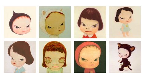 #yoshitomonari #wallpaper #desktopwallpaper Japanese Contemporary Art, Yoshitomo Nara, Mac Wallpaper, Cute Patterns Wallpaper, Laptop Wallpaper, Funky Art, Ipad Wallpaper, Nara, Wallpaper Iphone Cute