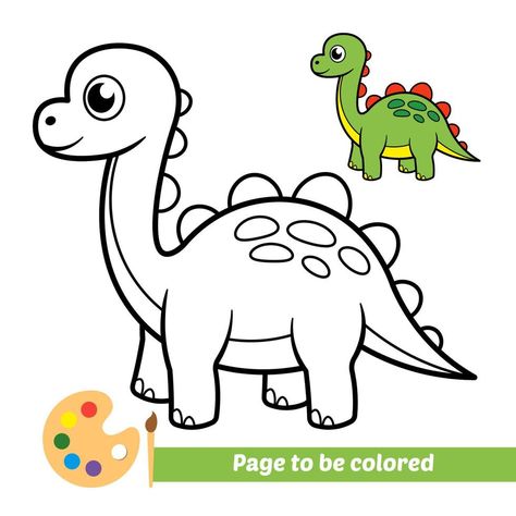 Free Kids Coloring Pages, Dinosaur Drawing, Unique Coloring Pages, Dinosaur Coloring Pages, Easy Drawings For Kids, Dinosaur Coloring, Unicorn Coloring Pages, Easy Coloring Pages, Cartoon Coloring Pages