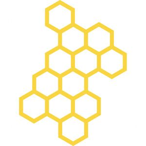 Honey Comb Bee Drawing, Honey Come Drawing, Honeycomb Drawing Simple, Honey Drawing Simple, Honey Comb Tattoo Designs, Honey Combs Drawing, Yellow Things Aesthetic, Honey Comb Drawing, Honey Comb Patterns