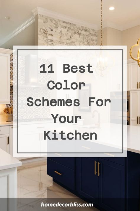 11 Best Color Schemes For Your Kitchen Gray Kitchen Color Schemes, Kitchen Bright Colors Ideas, Color Tile Backsplash Kitchen, Living Room And Kitchen Color Ideas, Backsplash For Gray Kitchen Cabinets, Kitchen In Light Colours, Color Pallets For Kitchen, Sherwin Williams Gale Force Kitchen Cabinets, Modern Kitchen Paint Ideas