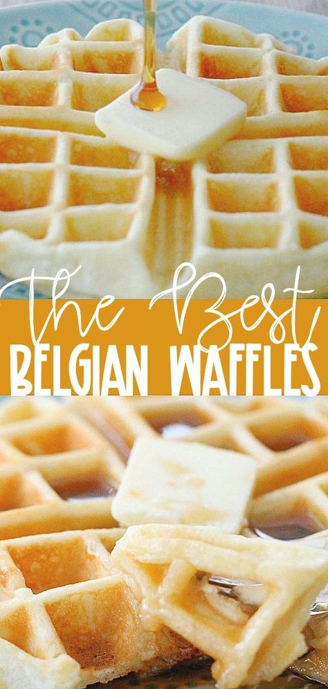 The Best Waffles are light and fluffy on the inside yet perfectly crisp on the outside. One beaten egg white is the secret ingredient. Try this for breakfast this week! #belgianwafflerecipe #wafflerecipe Waffles Belgian, Best Belgian Waffle Recipe, The Best Waffles, Sweet Brunch Recipes, Boutique Events, Best Waffles, Belgian Waffles Recipe, Waffles Recipe, Homemade Waffles