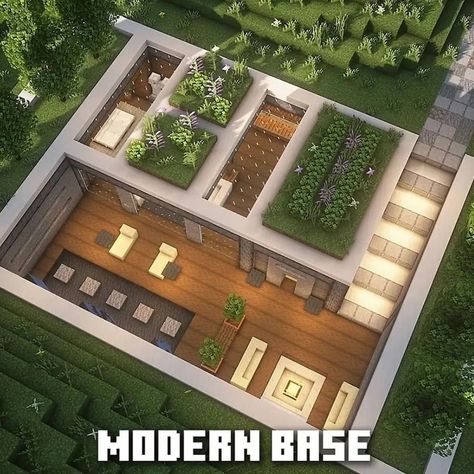 Minecraft Elite Builds (@buildelitecraft) posted on Instagram • May 17, 2022 at 1:16pm UTC Villa Minecraft, Minecraft Underground, Modern Minecraft Houses, Case Minecraft, Underground House, Rumah Minecraft Sederhana, Minecraft Mansion, Minecraft Interior Design, Bangunan Minecraft