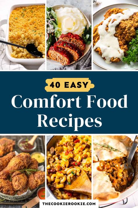 Cooking With Red Wine, American Dinner, The Cookie Rookie, Cookie Rookie, Cheesy Casserole, Comfort Food Recipes Dinners, Comfort Food Recipes, American Dishes, Easy Comfort Food