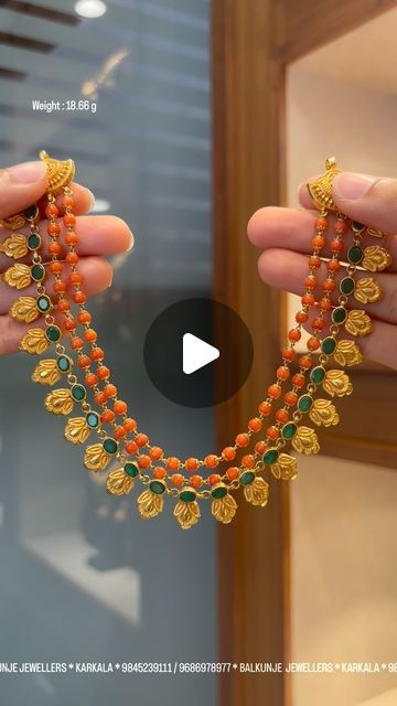 Corals Gold Jewellery, Beads Jewelry Indian Gold Latest, Pearl Sets Jewellery Indian Gold, Corals And Pearls Jewellery, Gold Beads Necklace Indian, Coral Necklace Indian Gold, Latest Gold Jewellery Indian, Coral Necklace Designs, Coral Jewelry Indian Gold