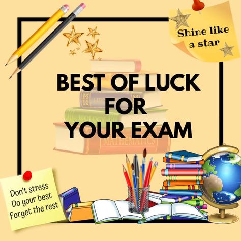 15,900 customizable design templates for ‘good luck for exams’ Hsc Exam Wishes, Best Of Luck For Your Exam, Good Luck For Your Exams Quotes, All The Best Poster For Exam, Best Of Luck For Exams Board Decoration, Matric Exams Good Luck, Exam Cards Good Luck, Goodluck Sa Exam, Best Luck For Exams