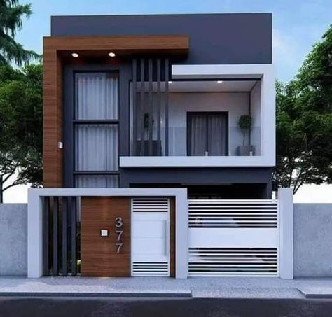 3 Storey House Design, Home Designs Exterior, 2 Storey House Design, Small House Elevation, Small House Front Design, Modern Small House Design, Best Modern House Design, Small House Design Exterior, Small House Elevation Design