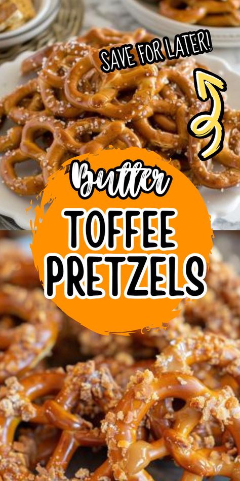 Butter Toffee Pretzels Toffe With Pretzels, Heath Bar Pretzels, Christmas Butter Toffee Pretzels, Butter Toffee Christmas Pretzels, Dessert Recipes With Pretzels, Toffee Pretzels With Heath Bits, Toffee Pretzel Recipe, Butter Toffee Pretzels Recipe, Brown Sugar Pretzels