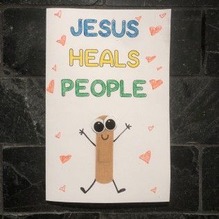 Jesus Heals Crafts Sunday School, Jesus Heals Jairus Daughter Craft, Jesus Crafts For Toddlers, Jesus Miracles Crafts, Preschool Sunday School Crafts, Jesus Healing The Sick, Jesus Heals Craft, Gods Creation Crafts, Jesus Preschool