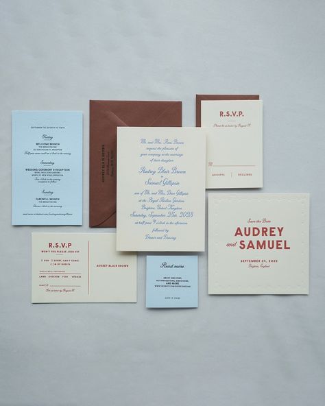 The Andie Wedding Invitation Suite Full Semi Custom Suite, Letterpress - Etsy Basic Wedding Invites, Retro Floral Wedding Invitations, Best Wedding Invites, Magnetic Wedding Invitations, Together With Their Families Invitation, Vintage Hotel Stationary, Wedding Invitation Suite Ideas, Wedding Invitation Assembly, Nyc Wedding Invitations