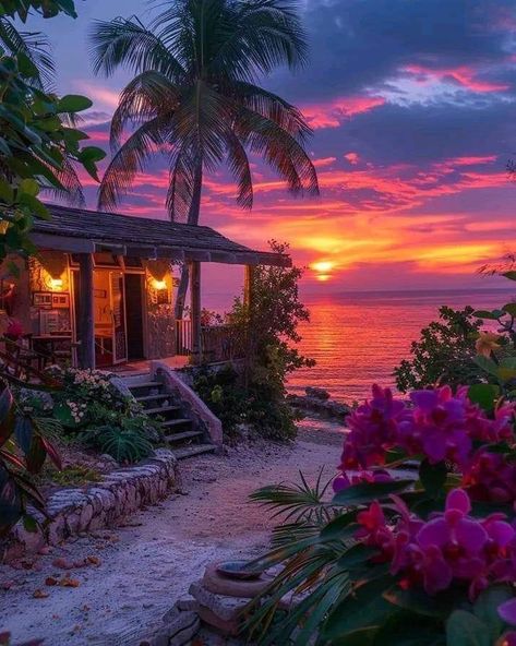 Beach Shack, Pretty Landscapes, Dream Travel Destinations, Dream Holiday, Sunset Pictures, Summer Wallpaper, Alam Yang Indah, Summer Pictures, Beautiful Places To Travel