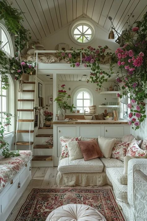 9 Gorgeous Tiny Houses That You Will Absolutely Fall In Love With Dream Bedroom Inspiration, Dream Life House, Casa Vintage, Inspire Me Home Decor, Dream House Rooms, Bohol, Aesthetic Rooms, Dream Room Inspiration, Dream House Interior