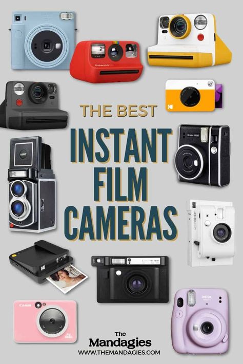 Cameras For Travel, Poloroid Camera, Photo Experience, Instant Photo Camera, Polaroid Instant Camera, Instant Print Camera, Instax Mini Camera, Mini Polaroid, Instax Camera