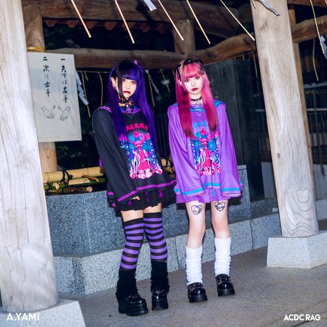 Acdc Rag, Goth Subculture, Yami Kawaii, Cd Cover, J Fashion, Harajuku Fashion, Ac Dc, Goth Fashion, Fashion Collection