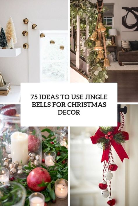 ideas to use jingle bells for christmas decor cover Christmas Bells Craft Decorating Ideas, Jingle Bells Diy, Jingle Bell Crafts, Xmas Bells, Christmas Place Cards, Christmas Vases, Buy Christmas Tree, Bell Decorations, Christmas Jingles