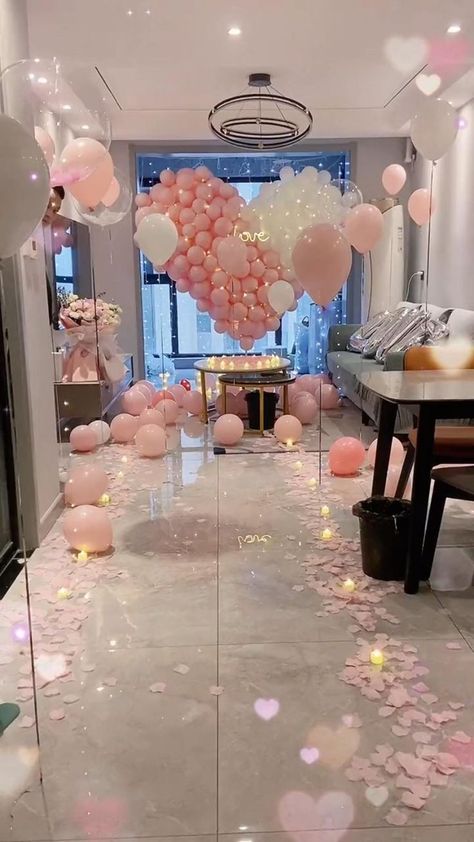 Party ideas in 2022 | Birthday decorations, Birthday party theme decorations, Balloon decorations Party Theme Decorations, Surprise Birthday Decorations, Idee Babyshower, Desain Buklet, Romantic Room, Diy Balloon Decorations, Birthday Party Theme Decorations, Birthday Balloon Decorations, Theme Party Decorations