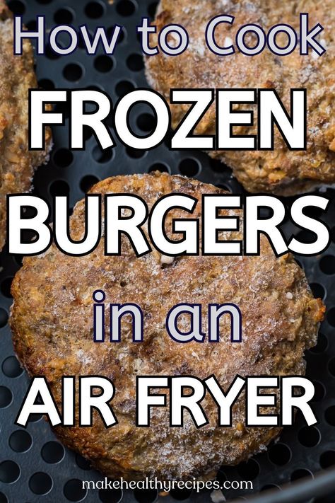 Cooking frozen burgers has never been easier or healthier than with an air fryer! Say goodbye to standing over a hot stove and hello to perfectly cooked patties in minutes. This method is not only quick and simple, but it also offers a healthier alternative to fried or baked burgers. Enjoy a juicy, delicious burger every time, with minimal effort and maximum flavor! Frozen Burger Patties, Pickled Beet Salad, Air Fryer Easy, Hamburger Recipes Patty, Packed Salad, Frozen Steak, Juicy Hamburgers, Frozen Beef, Juicy Burger