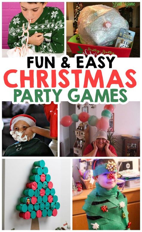 Easy Christmas Party, Christmas Party Games For Kids, Party Games For Kids, Christmas Party Activities, School Christmas Party, Diy Christmas Party, Christmas Party Table, Xmas Games, Fun Christmas Party Games