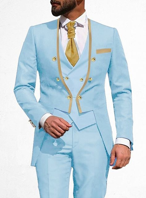 African Men Wedding Outfit, Mens Suits Wedding, Best Wedding Suits For Men, Wedding Suits Men Black, Donating Hair, Prom For Guys, Prom Suits For Men, Stylish Mens Suits, Garage Furniture