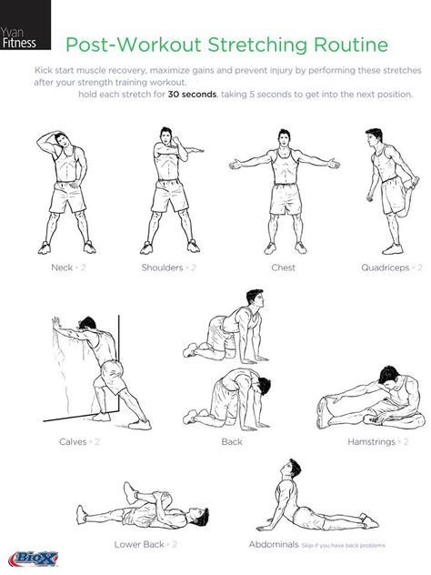 Many people remember to stretch BEFORE their workout but how many forget (or ignore) the POST workout stretching routine? After Workout Stretches, Stretches For Kids, Pre Workout Stretches, Workout Stretches, Stretches Before Workout, Post Workout Stretches, Stretching Routine, Stretch Routine, Yoga For Balance