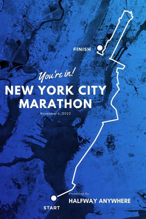 The New York City Marathon is one of the largest in the world. This year, I was lucky enough to win a spot in the race via the lottery. Nyc Marathon Aesthetic, Marathon Advertising, Marathon Poster Design, New York City Marathon, Marathon Design, Marathon Poster, Running Poster, Marathon Posters, New York Marathon