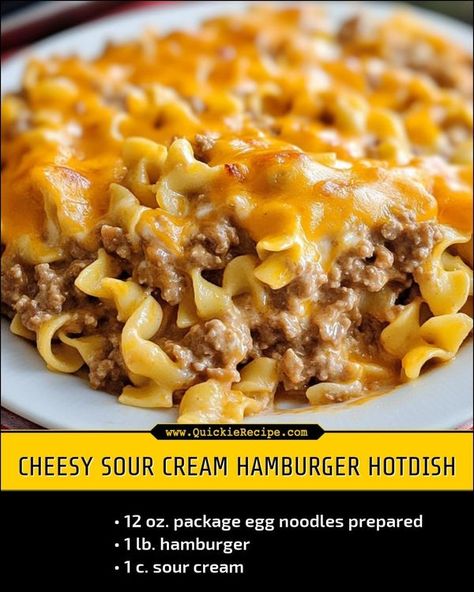 Hamburger Hotdish, Quick Easy Recipes, No Salt Recipes, Egg Noodles, Low Sodium, Quick Easy Meals, My House, Easy Recipes, Quick Easy