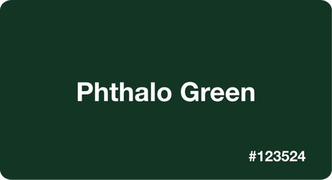 Phthalo Green Paint, Phalto Green, Phalo Green, Phthalo Green Color Palette, Dark Green Color Code, Phthalo Green Aesthetic, Phlato Green Color, Forest Green Hex Code, Emerald Green Hex Code