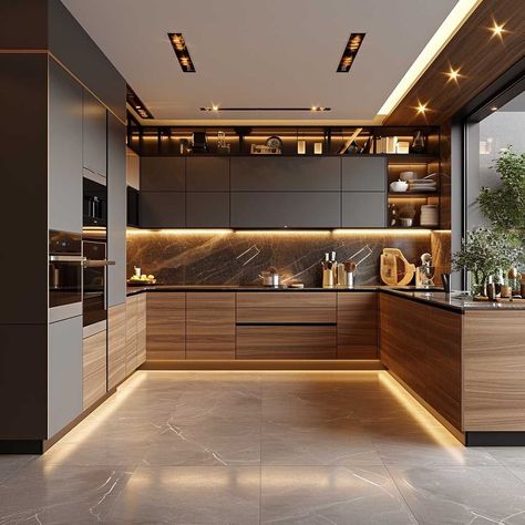 Kitchen Draw Design, Wooden Theme Kitchen, Island Home Design, Kitchen Concepts Design, Colourful House Ideas, Open Kitchen Modern Design, Modern Style Kitchen Interior Design, Modern Kitchen Colours Ideas, Island Counter Design