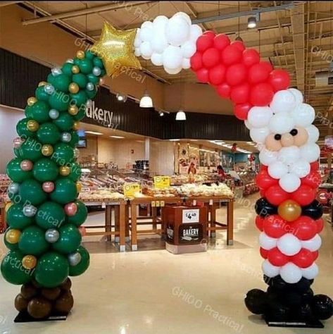 Candy Balloons, Christmas Balloon Decorations, Ideas Front Yard Landscaping, Holiday Balloons, Deco Ballon, Ideas Navideñas, Balloon Crafts, Diy Balloon Decorations, Garland Arch