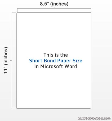 If you're having difficulty which is the actual short bond paper size, it's size is shown in the photo screenshot below.  What's the size of short bond paper in Microsoft Word?  Read more: http://www.affordablecebu.com/short-bond-paper-size-in-microsoft-word Short Bond Paper Size, Short Bond Paper, Computer Tricks, Bond Paper Design, Microsoft Word Document, Word Document, Bond Paper, Hacking Computer, Microsoft Word