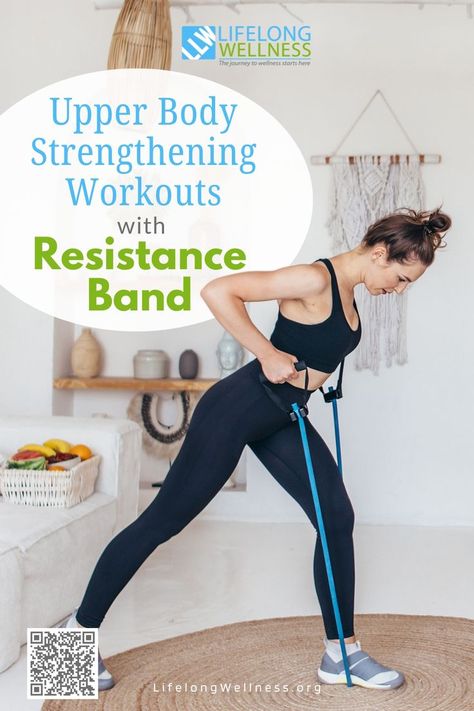 Build strength, tone muscles, and improve mobility with resistance band workouts! 🏋️‍♀️ Perfect for home or on the go. Ready to get started? 💡✨ #ResistanceTraining #UpperBodyWorkouts Tube Band Exercises, At Home Band Workout, Resistance Band Workout For Arms, Resistance Band Upper Body Workout, Arm Exercises With Resistance Bands, Exercise With Band, Exercise With Bands, Arm Strengthening Exercises, Resistance Band Exercises For Arms