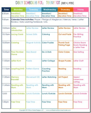 Daily Homeschool Schedule: scroll down to "daily log" and "calendar time" -- elementary level!  GREAT! Use this for start of school day --if no other is found Preschool Schedule, School Prep, School Schedule, Homeschool Schedule, Petite Section, Homeschool Planning, Tot School, Homeschool Organization, Preschool Curriculum