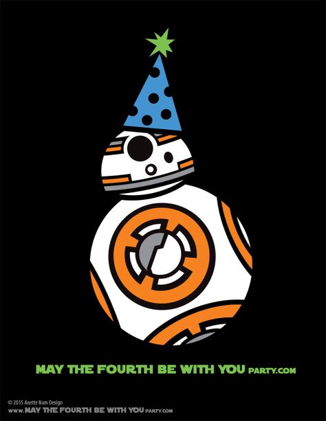 DIY BB-8 May the Fourth be with You Party Star Wars Day T-shirt/Stencil Pattern… May 4th Be With You, Bb 8 Star Wars, Shirt Stencil, Star Wars Classroom, Star Wars Theme Party, Star Wars Food, Star Wars Bb8, May The Fourth Be With You, Star Wars Birthday Party