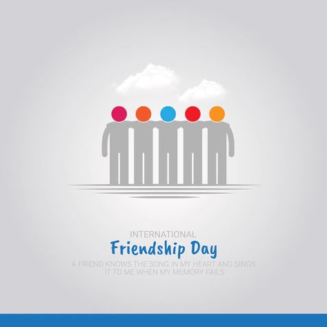 Premium Vector | Happy friendship day friends whit off white background free vector Friendship Day Creative Post, International Friendship Day, Off White Background, Marketing Flyers, Happy Friendship, Happy Friendship Day, Friendship Day, Flyer Design Templates, Backgrounds Free