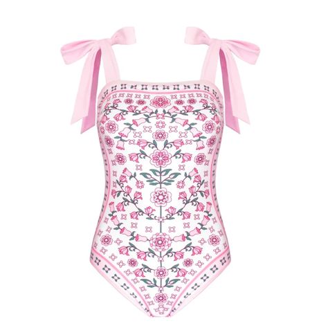 Jessie Zhao New York | Designer Collection | Wolf & Badger Brookie Yancey, Water Activity, Pink Swimsuit, Pink Blossom, Cute Swimsuits, Gifts For New Mums, Independent Designers Fashion, Gifts For New Moms, Shoulder Straps