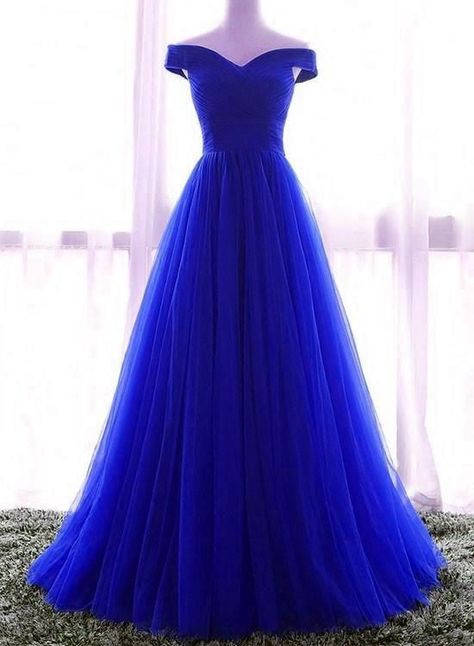 Blue Party Dresses, Prom Dress Blue, Royal Blue Wedding, Prom Dresses 2018, Color Rush, Blue Party Dress, Elegant Maxi Dress, Blue Wedding Dresses, Blue Gown