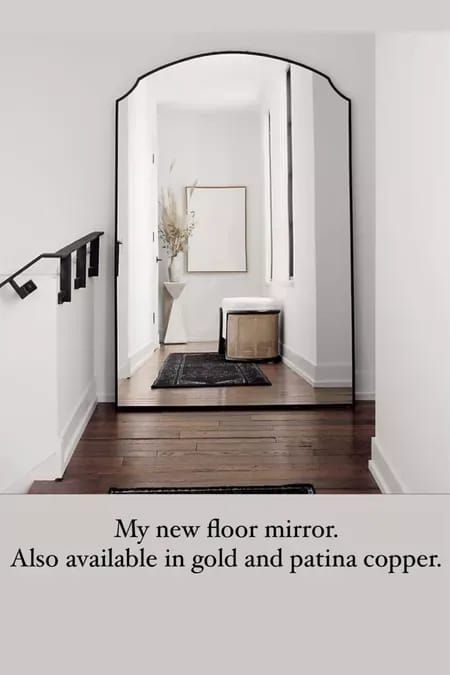 #LTKhome #LTKfamily Tudor Arch, Japanese Minimalist Bedroom, Black Floor Mirror, Oversized Floor Mirror, Arched Floor Mirror, Large Floor Mirror, Floor Length Mirror, Huge Mirror, Full Length Floor Mirror